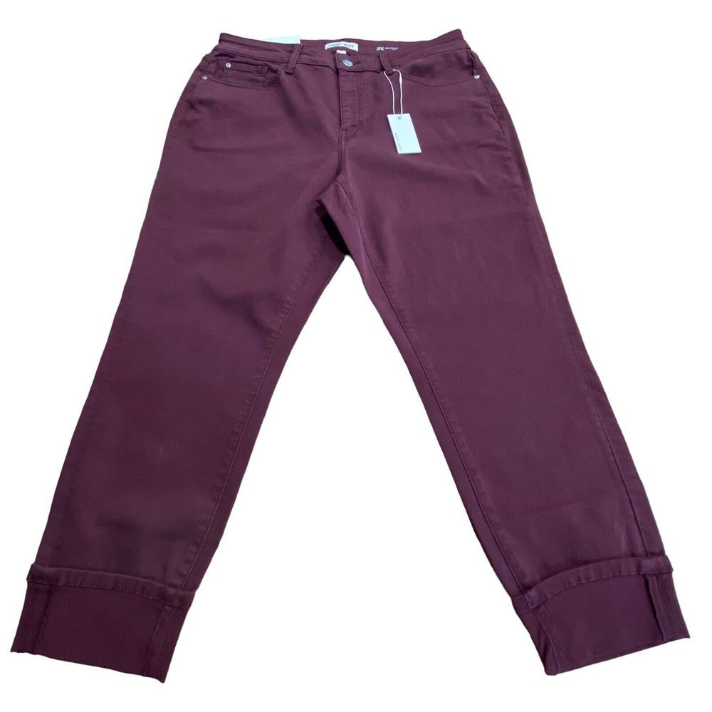 New Warp + Weft Ladies Vineyard Wine New York City Capri Denim Jeans - Size 16